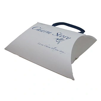 Custom Hair Packaging Pillow Case Box Paper Bag with Handle for Weave