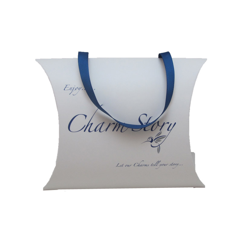 Custom Hair Packaging Pillow Case Box Paper Bag with Handle for Weave