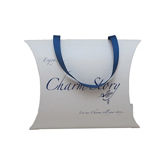Custom Hair Packaging Pillow Case Box Paper Bag with Handle for Weave