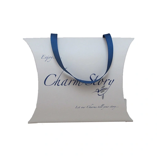 Custom Hair Packaging Pillow Case Box Paper Bag with Handle for Weave