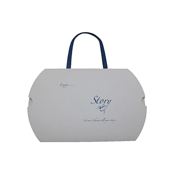 Custom Hair Packaging Pillow Case Box Paper Bag with Handle for Weave
