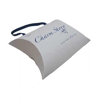 Custom Hair Packaging Pillow Case Box Paper Bag with Handle for Weave